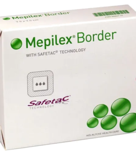 Foam Dressing Mepilex® Border Post-Op  - Green, XL, none, none