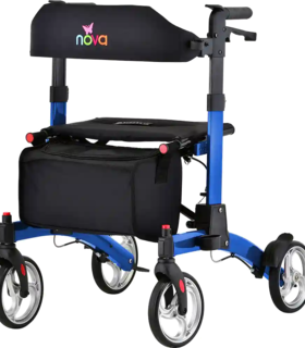 Foldable Rollator Walker  - Red