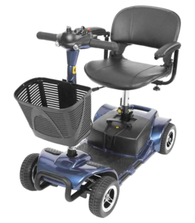 Four Wheel Mobility Scooter LONG RANGE BATTERY  Vive health - Blue