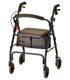 GetGo Classic Rollator Walker Standard Size - Blue