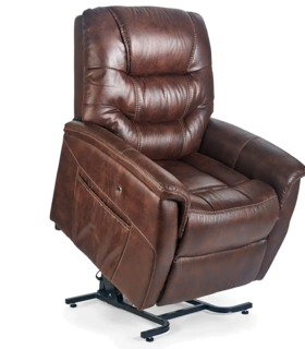 Golden POWER LIFT CHAIR RECLINERS | Dione Large Power Lift Chair Recliner PR-446 - Brown, Medium/Large, Up to 375 lbs.