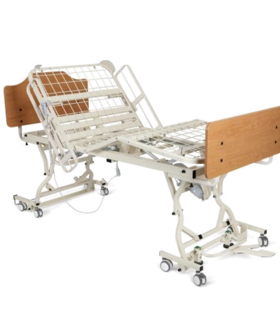 Hi  Low  full electric Hospital Bed -  Orange