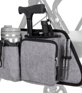 Mobility walker rollator Side Bag  - Gray