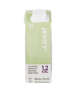 Jevity® 1.2 Cal with Fiber Tube Feeding Formula, Unflavored, Case of 24
