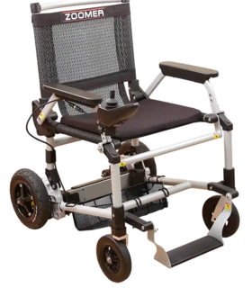 Journey Zoomer® Folding Power Chair Left- or Right-handed Control - Black
