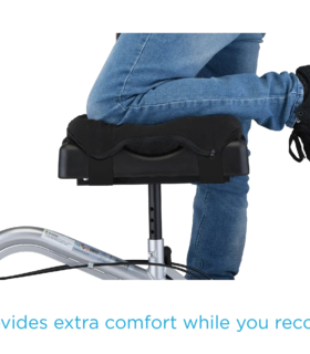 Knee Gel Cushion for Knee Walker - Black