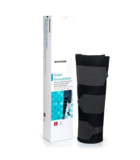 Knee Immobilizer One Size Fits Most 14-inch length Wraparound  - Black