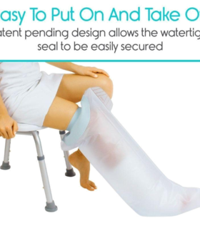 Leg Cast Cover  Vive health - White, M, none, none