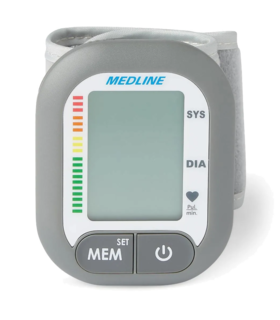 Medline Digital Wrist Blood Pressure Monitors