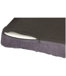 Memory Foam Coccyx Cushion Velour Blue - Gray