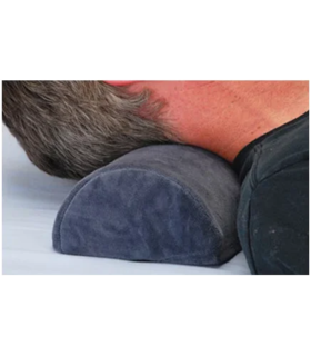 Memory Foam Half Roll Pillow - 19.75" SOFT VELOUR  Nova - Blue, none, none, none
