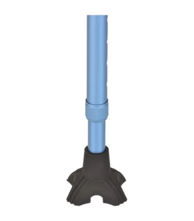 Mini Quad Cane Tip DURABLE RUBBER TRACTION BASE  nova - Black, none, none, none