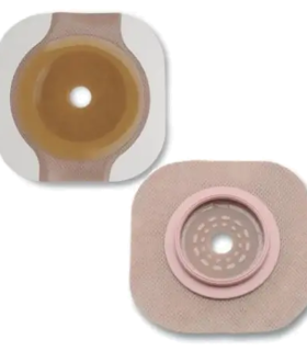 Ostomy Barrier Trim to Fit, Extended Wear A Flange Hydrocolloid - 14604 - Brown