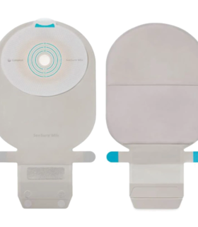 Ostomy Pouch SenSura® Mio One-Piece System 11 Inch Length, Maxi Flat, Pre-Cut 1 Inch Stoma Drainable