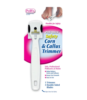 PEDI-QUICK SAFETY CORN & CALLUS TRIMMER 