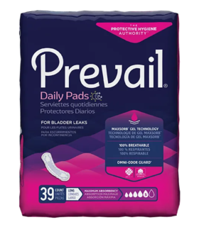 PREVAIL BLADDER CONTROL PAD MAX LONG Women 13" - Blue, L, none, none