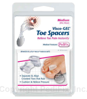 Visco-GEL® Toe Spacers  - White, S