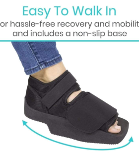  Post Op Shoe off load Heel Wedge - Black