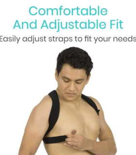 Posture Corrector Vive Health Black - Black