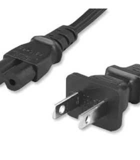 Power Cord Respironics for CPAP - Black