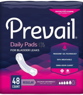 Prevail Daily Pads - Bladder Control Pad 11 Inch  Female  - Blue, M, none, none
