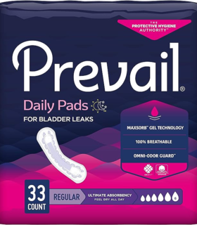 Prevail Ultimate Absorbency Incontinence Bladder Control Pads Women  16" - Blue, M, none, none