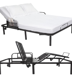 Electric Bed Frame only for recover vive health - Gray