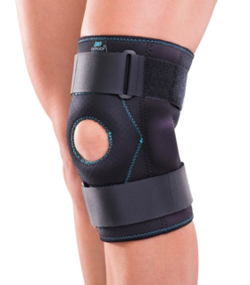  STABILIZING HINGED KNEE WRAP - Black