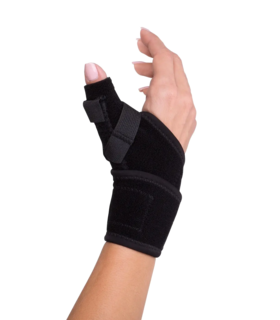 STABILIZING THUMB SPLINT DonJoy Advantage Wrap Around Stabilizing - Black, M, none, none