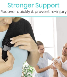 Shoulder Brace compression - Black, M, none, none