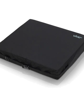 Standard Wheelchair Cushion 18"X16"X3" - Vive Health - Black