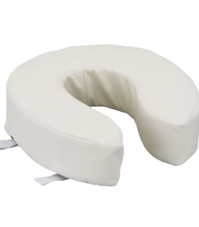 TOILET SEAT RISER PADDED Foam - White, none, none, none