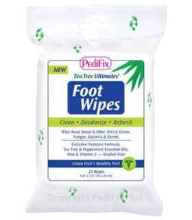 Tea Tree Ultimates® Foot Wipes - White, M, none, none