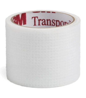 Transpore Surgical Tape Clear easy handle Water-resistant - White