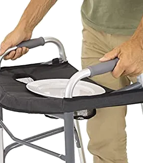 Tray for two wheel walker foldable  - Gray