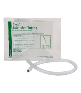 Tube, Leg Bag Extension Bard® 18 Inch Tube and Adapter, Reusable, Nonsterile