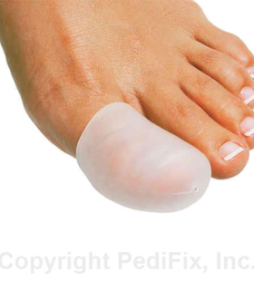 Visco-GEL® All-Gel Toe Cap - White, S, none, none