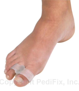 Visco-GEL® ToeBuddy® toe overlap  protector - White, S, none, none