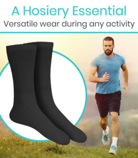 Non-Binding Socks - Black, M, none, none