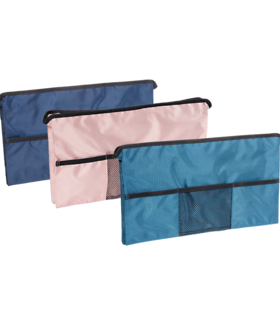 Walker Accessory Bag Two back pockets adjustable drive medical - Navy Blue