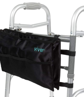 Walker Bag: two-wheel walker - Black