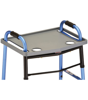 Walker Tray Nova Medical  2 wheel walker - Gray, none, none, none
