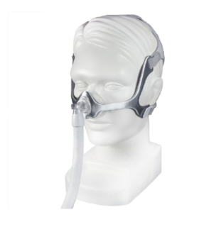 CPAP Mask Wisp™ Tip-of-the-Nose Nasal Mask Style Petite - Silver, M