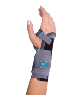Stabilizing Elastic Wrist - Right Hand - Gray, Small