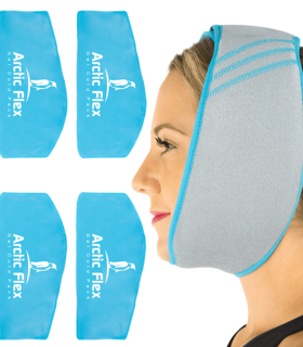 Face Ice Wrap  HANDS FREE SOOTHING HEAT OR COLD THERAPY