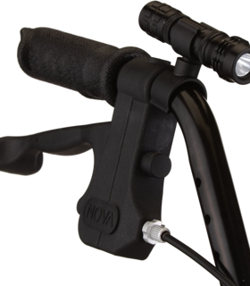  Flashlight for Canes, Walkers, Rollators, Strollers and Bikes, - Black, none, none, none