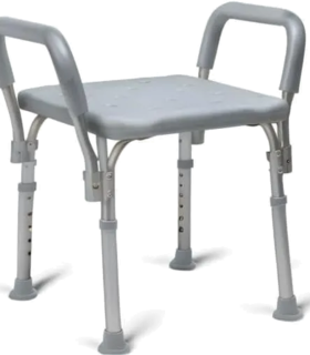 Medline Shower Chair with Arms and without Back