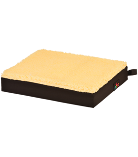 Gel/Foam Seat Cushion with Fleece Top - Yellow, none, none, none