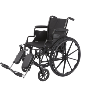 K3 WHEELCHAIR - 20 inches  CADENCE   Rythm Healthcare - Black