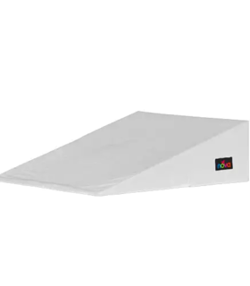 medical bed wedge for recovery 7.5"  polyester cotton blend Nova Medical - White